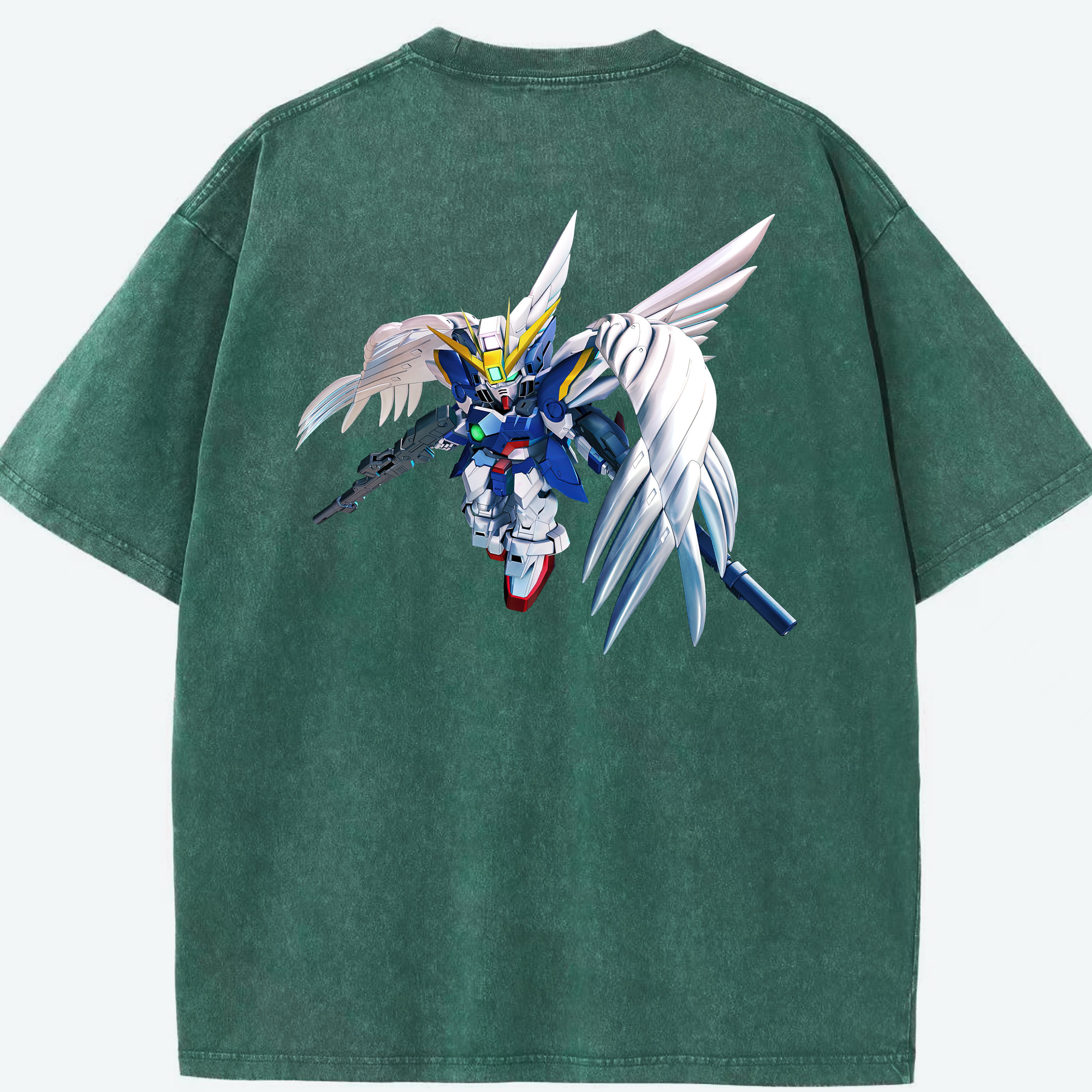 （画像用） 機動戦士ガンダム Mobile Suit Gundam 綿100% ヴィンテージ風 半袖Tシャツ（背面プリント）